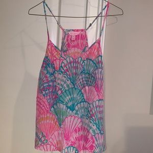 Lilly Pulitzer Silk Spaghetti Strap Top